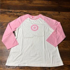 Ladies Vintage Target Breast Cancer Awareness Tshirt - Medium - never worn
